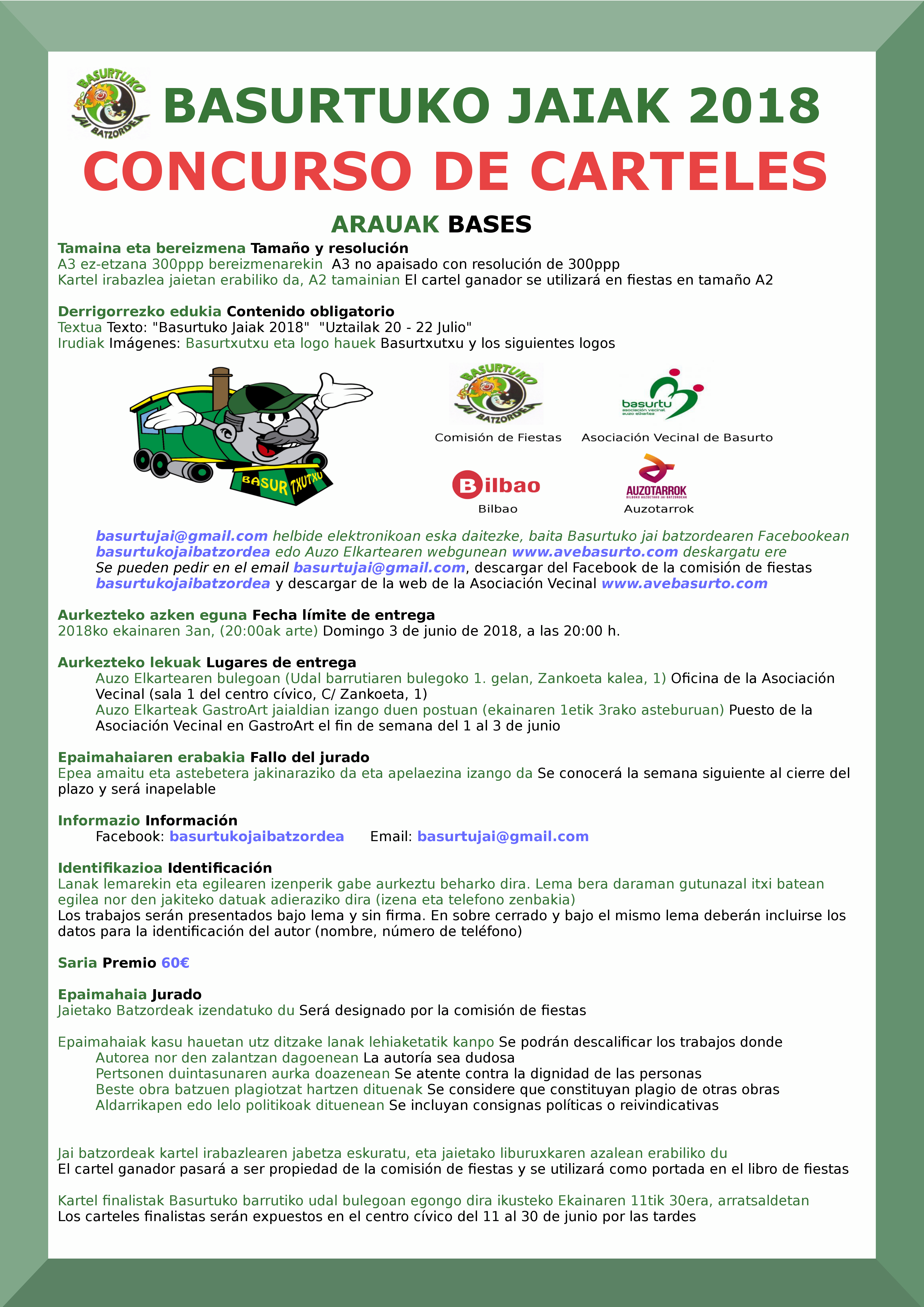 cartel basurto jaiak 2018 cartel basurto jaiak 2018