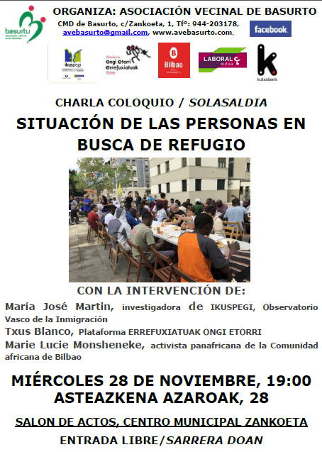 Charla refugiados Charla refugiados