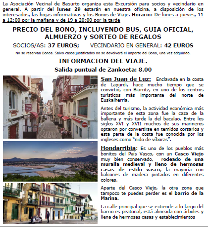 excursión 2019