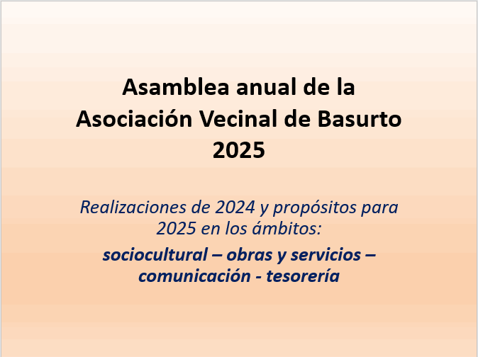 Asamblea 2025 Asamblea 2025